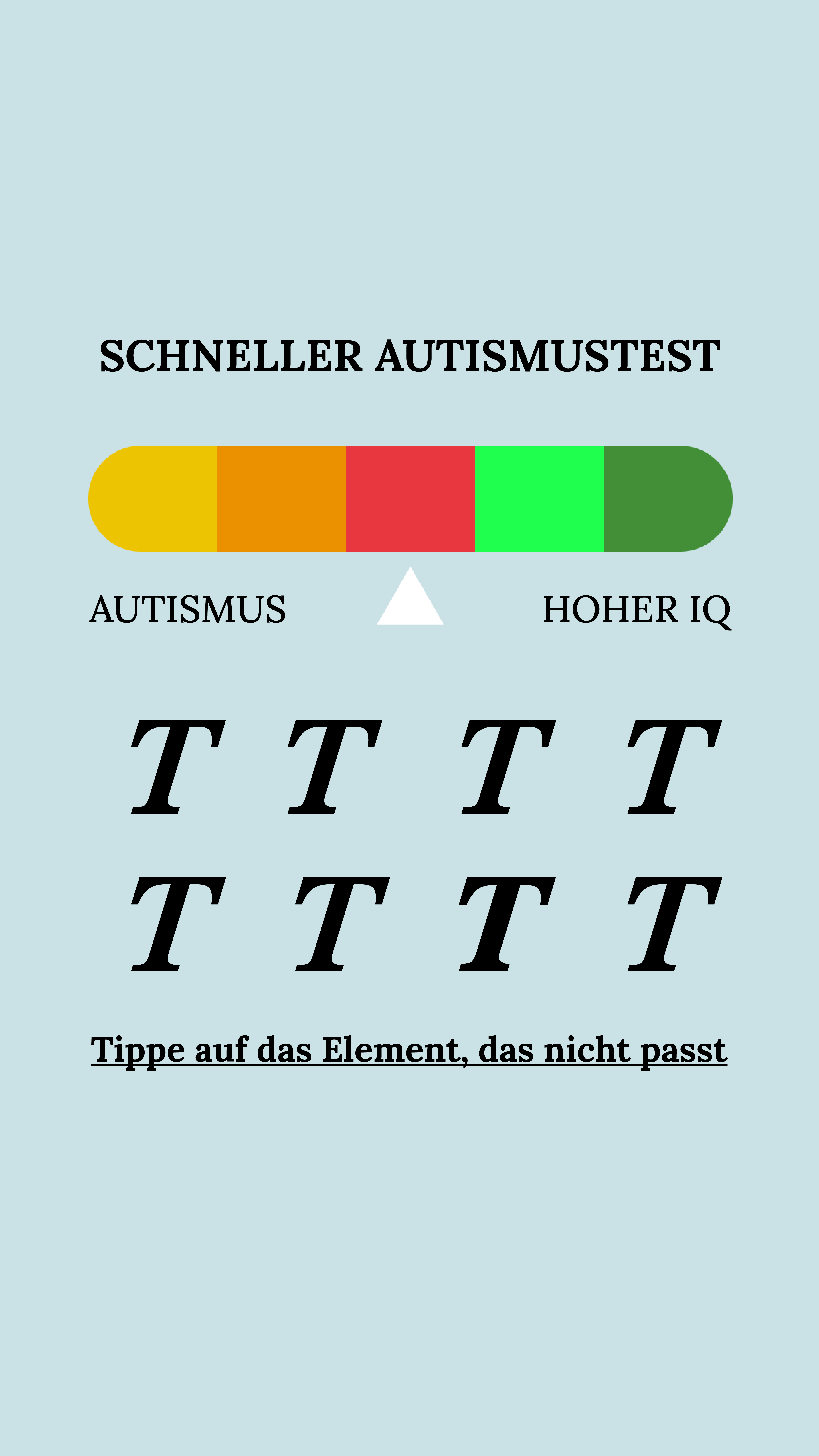 International IQ test Facebook ad