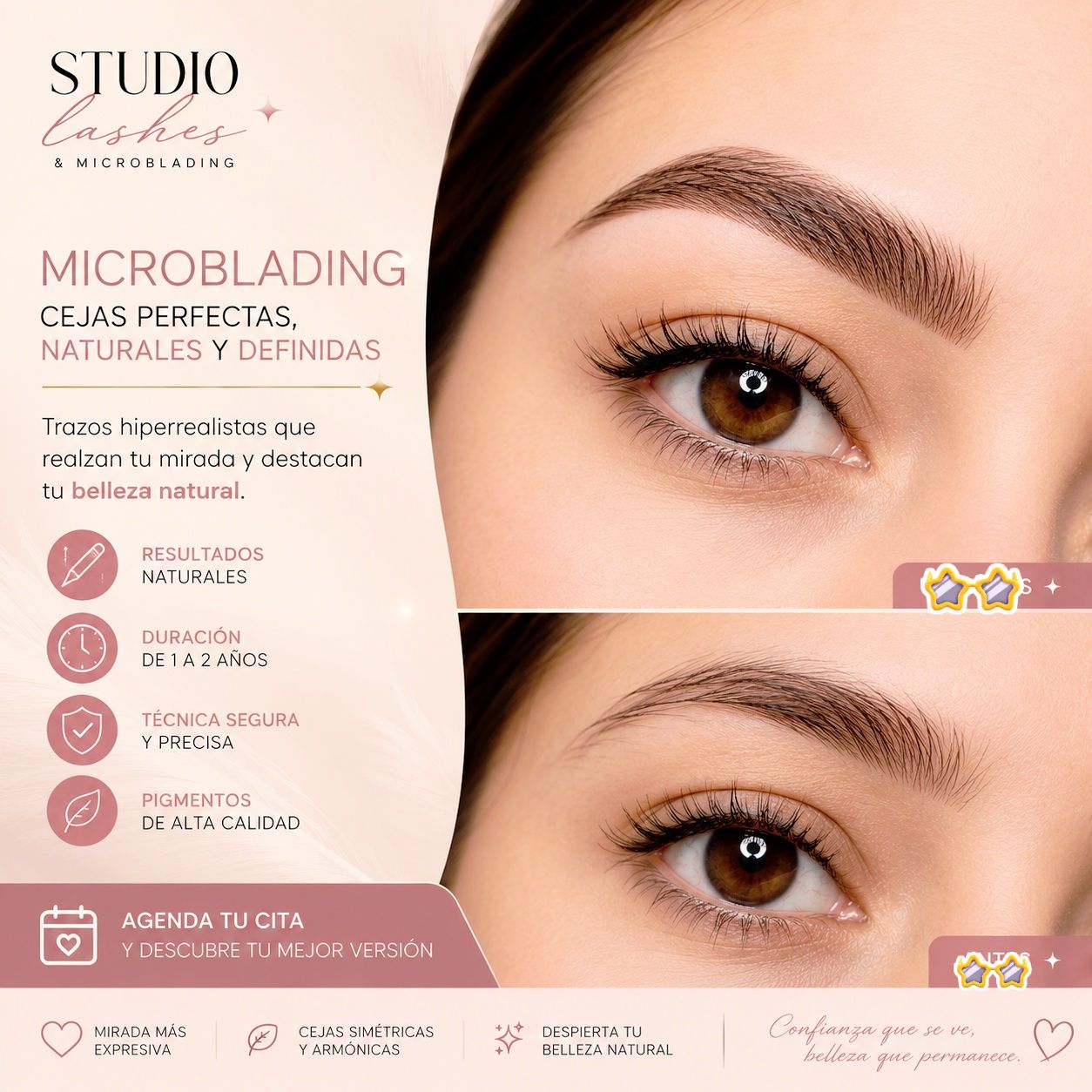Studio Lashes, & Microblading Facebook ad