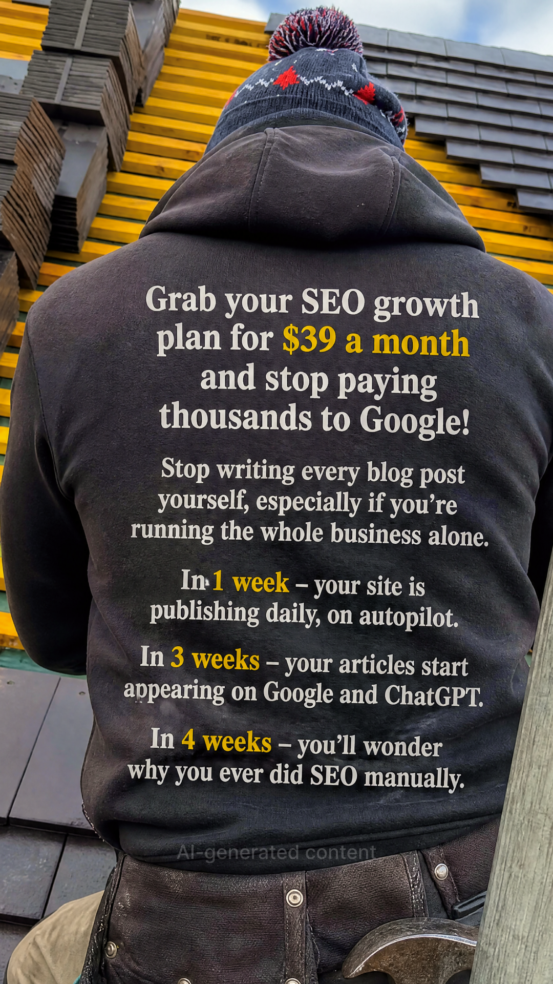 Soro SEO Facebook ad: Rank #1 on Google