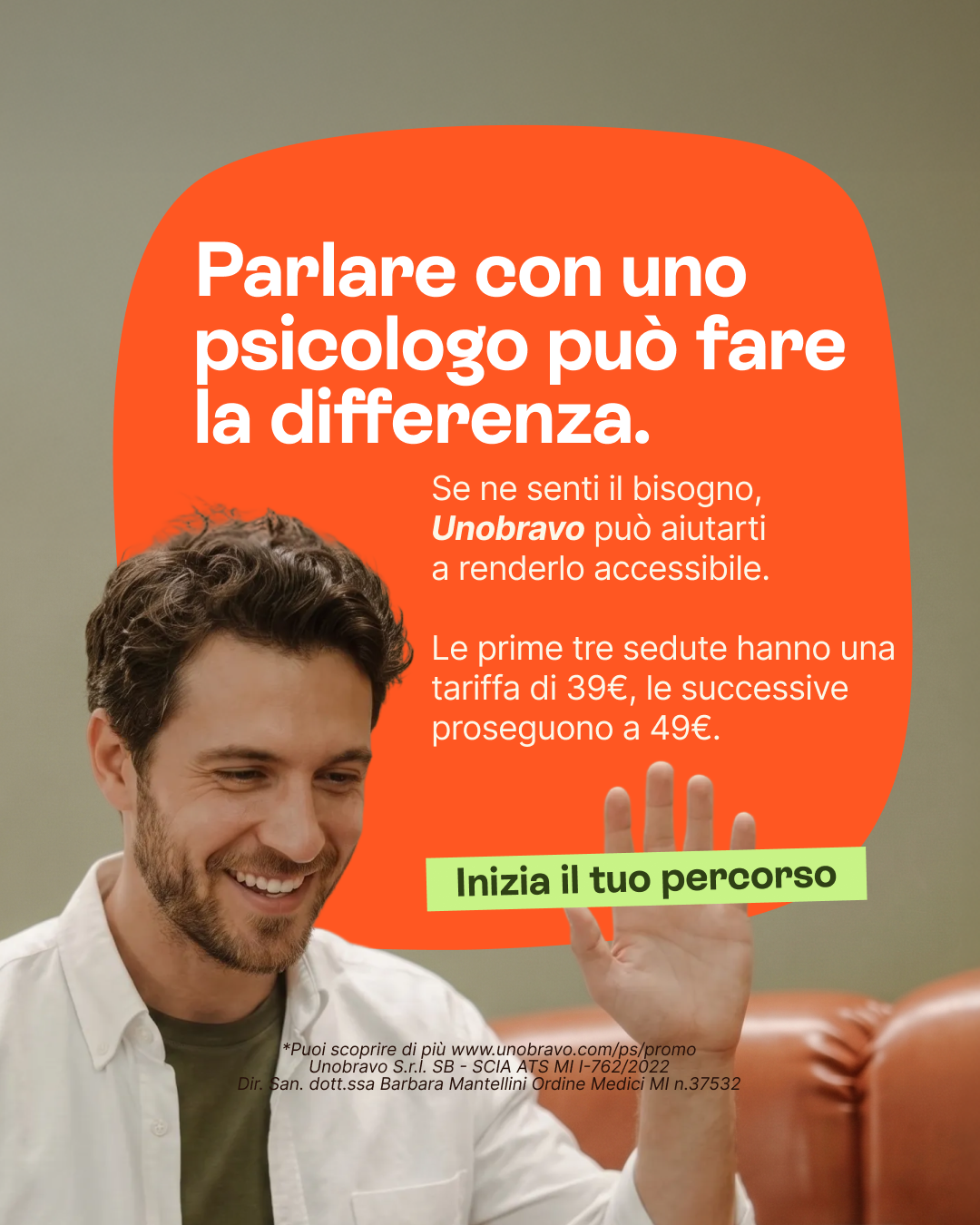 Unobravo Facebook ad