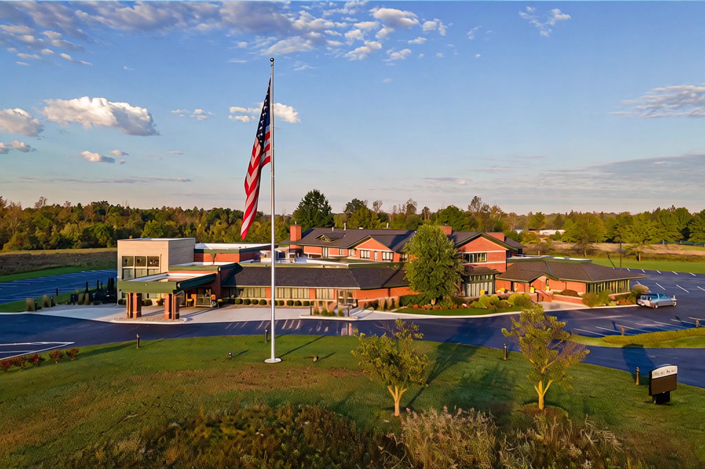 Michigan Memorial Facebook ad: Our mission is simple: to serve our friends…
