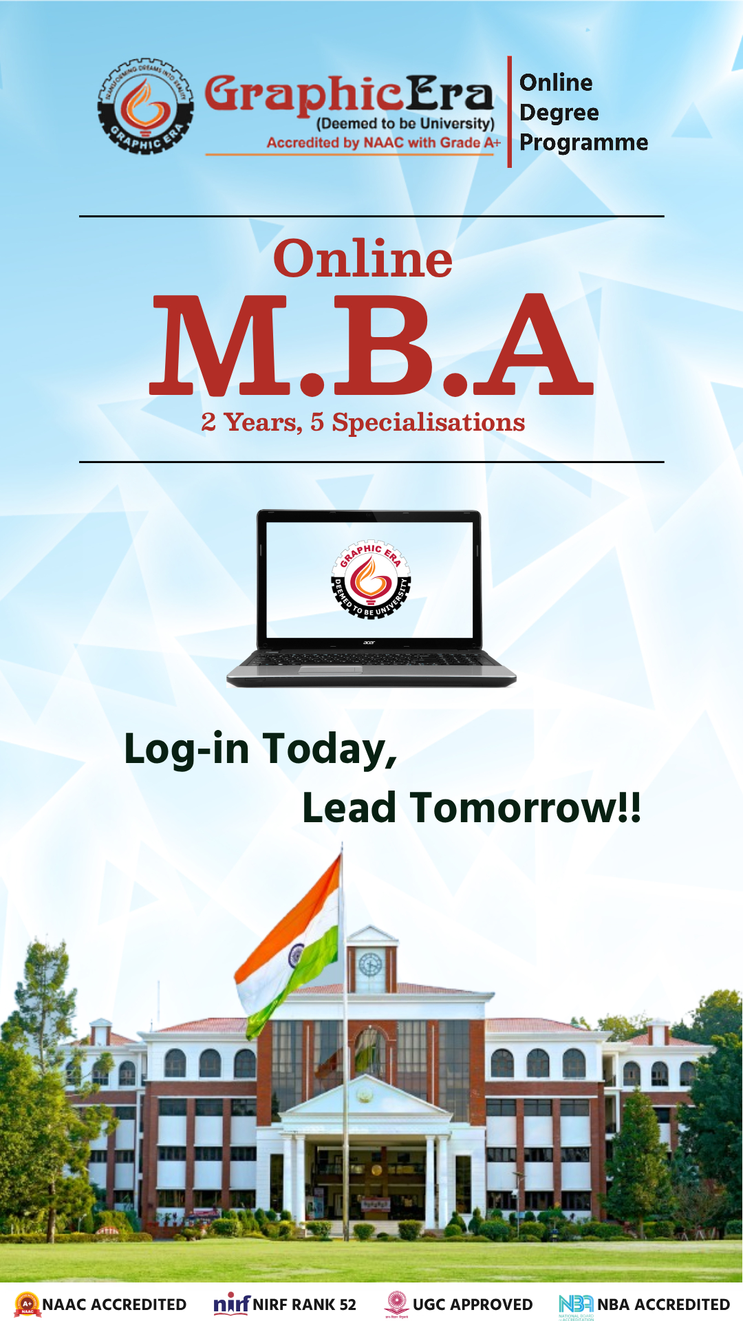 Graphic Era Online Facebook ad from Jan 31, 2026
