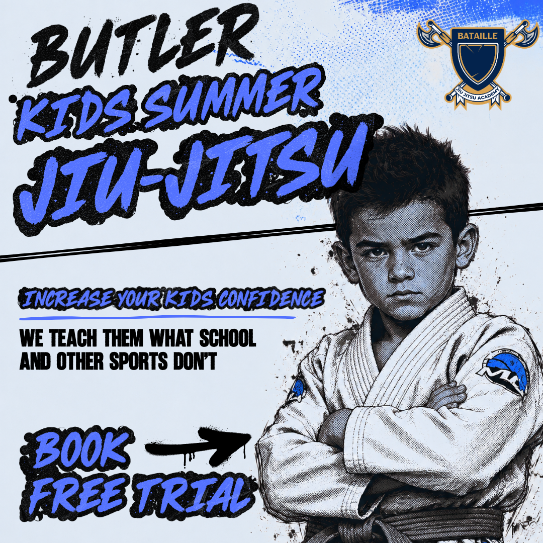Bataille Jiu Jitsu Academy Facebook ad: BOOK THEIR FREE JIU JITSU TRIAL