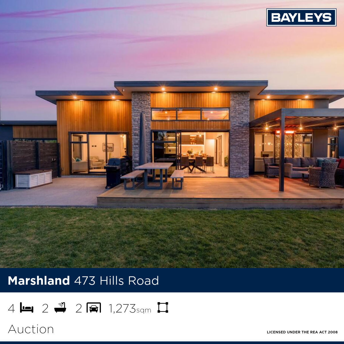 Bayleys Canterbury Facebook ad from Jul 6, 2026