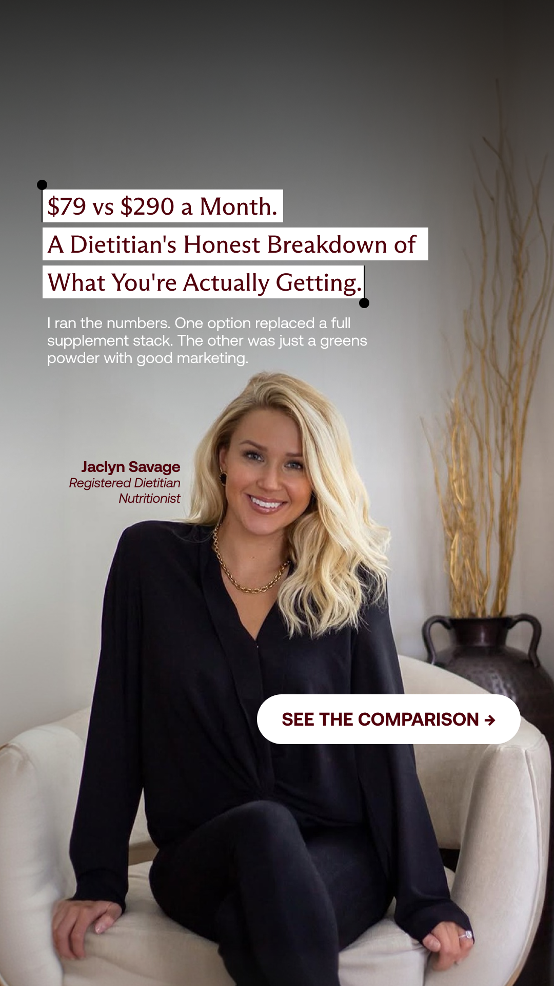 JMK Nutrition Facebook ad