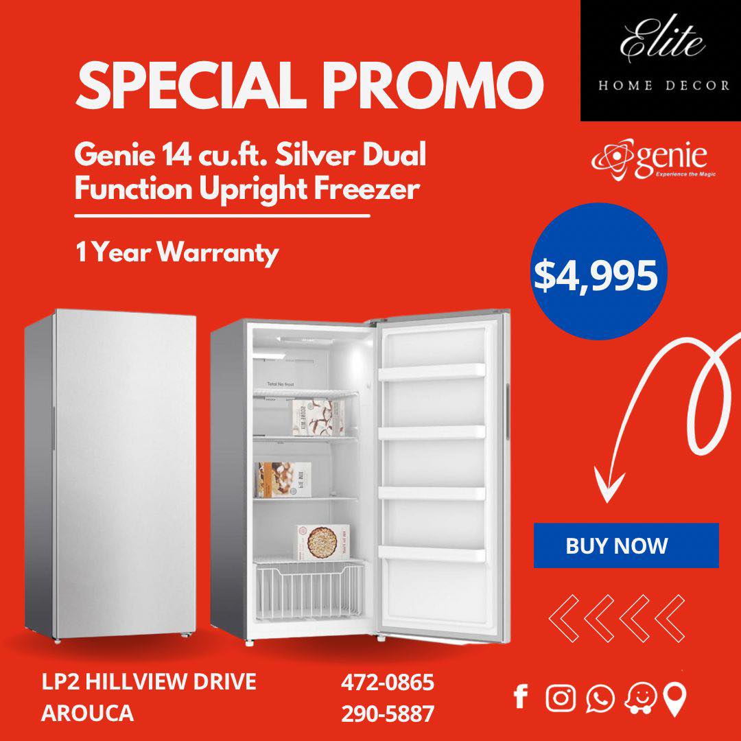 Elite Home Decor Facebook ad: Genie 14 cu.ft.
