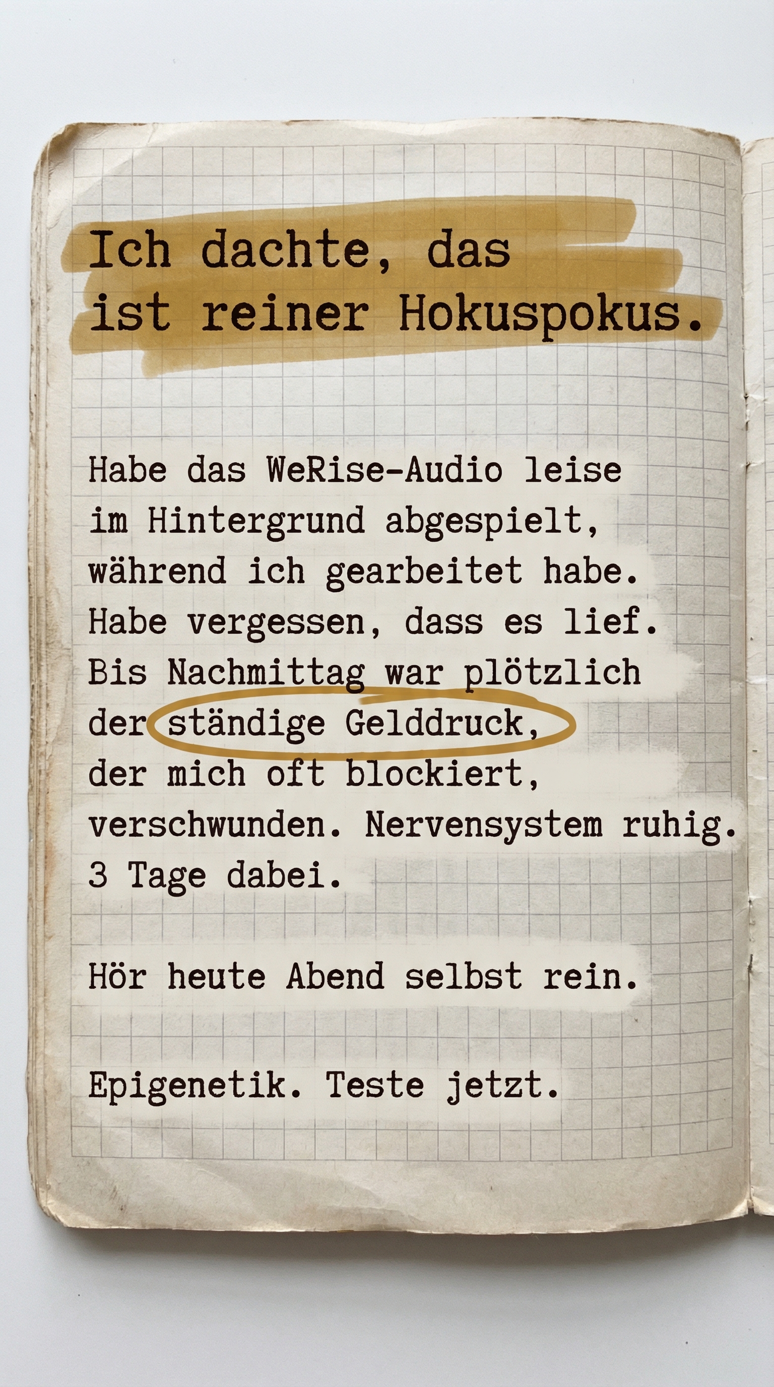 WeRise Facebook ad