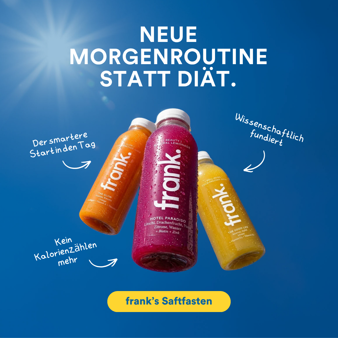 Frank Juice Facebook ad