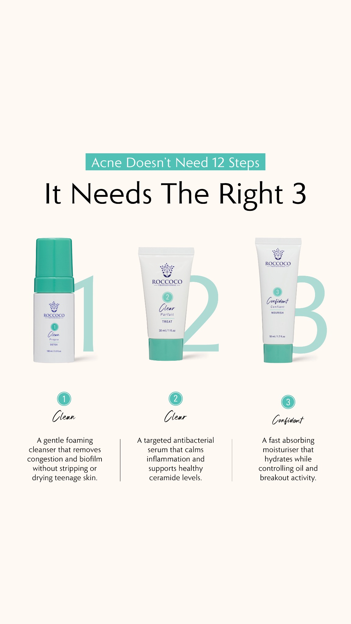 Roccoco Botanicals Facebook ad: Feels like almost nothing
