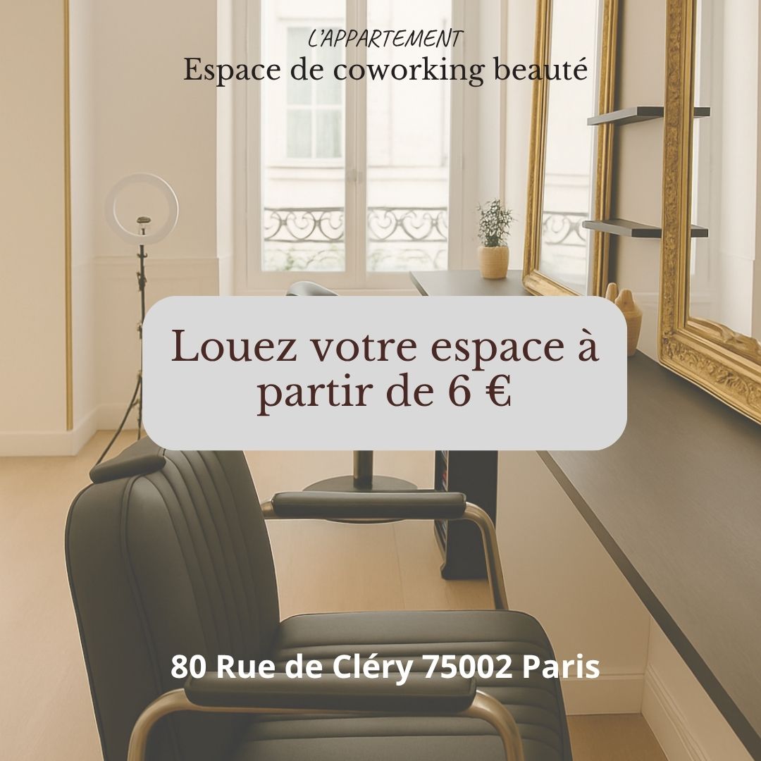 lappartement137 Facebook ad: Un espace beauté rien que pour vous