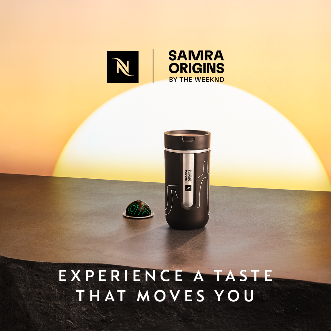 Nespresso Facebook ad: Coffee, wherever the moment takes you.
