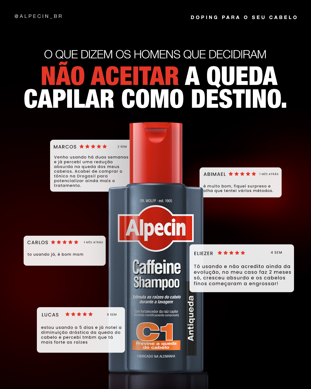 Alpecin Brasil Facebook ad