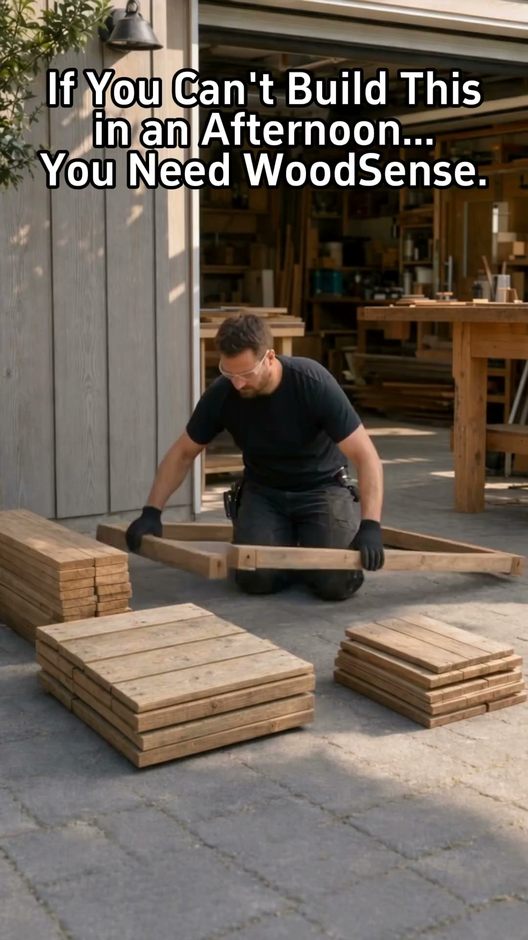 WoodSense Facebook ad: Become a woodworking expert