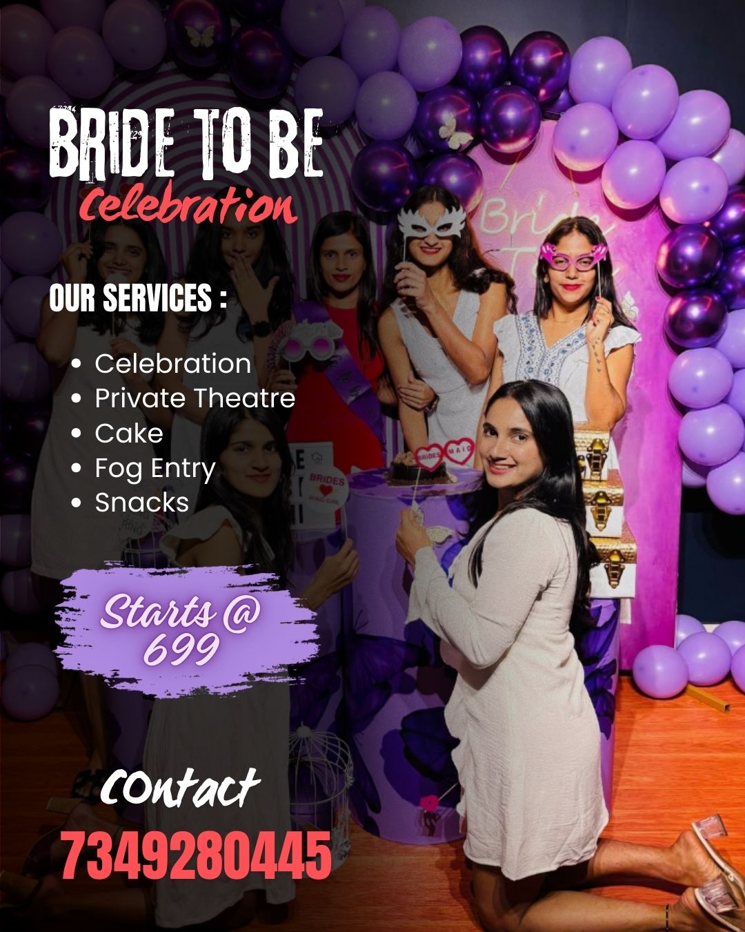 Cinematic Celebration Bangalore Facebook ad: Your private celebration spot is just a call away!