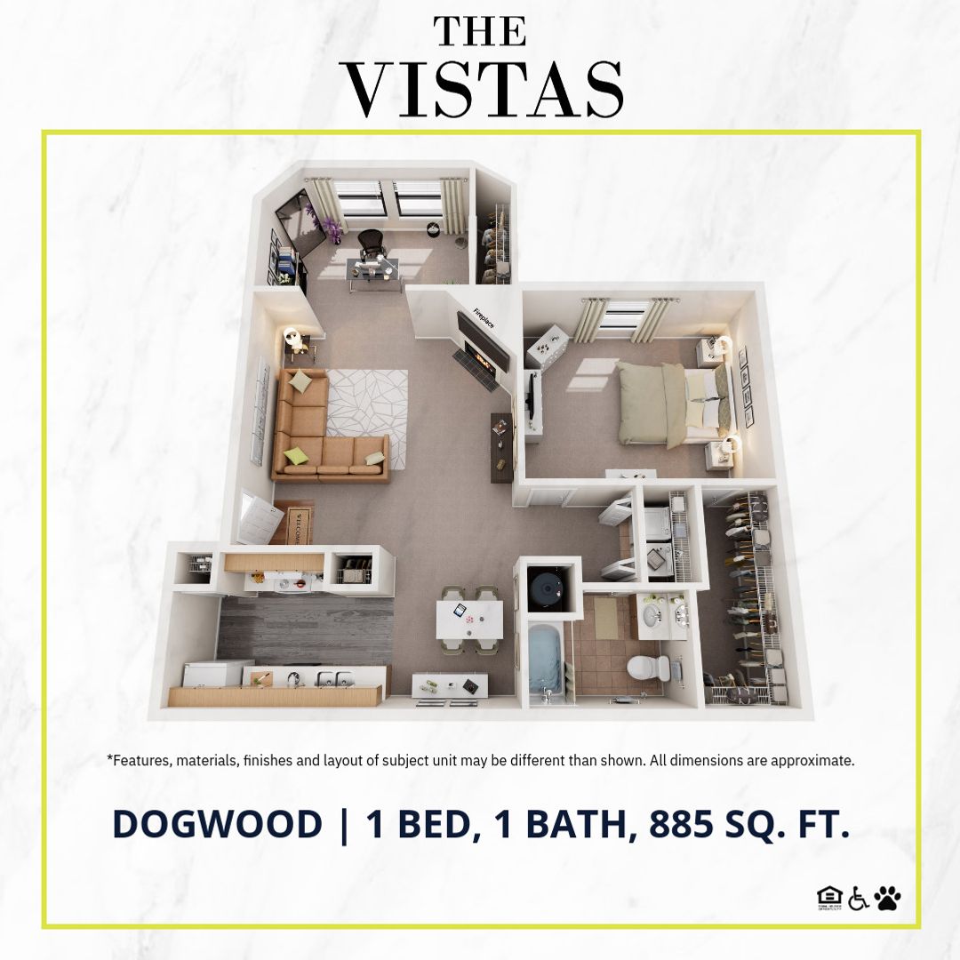 The Vistas Apartments Facebook ad