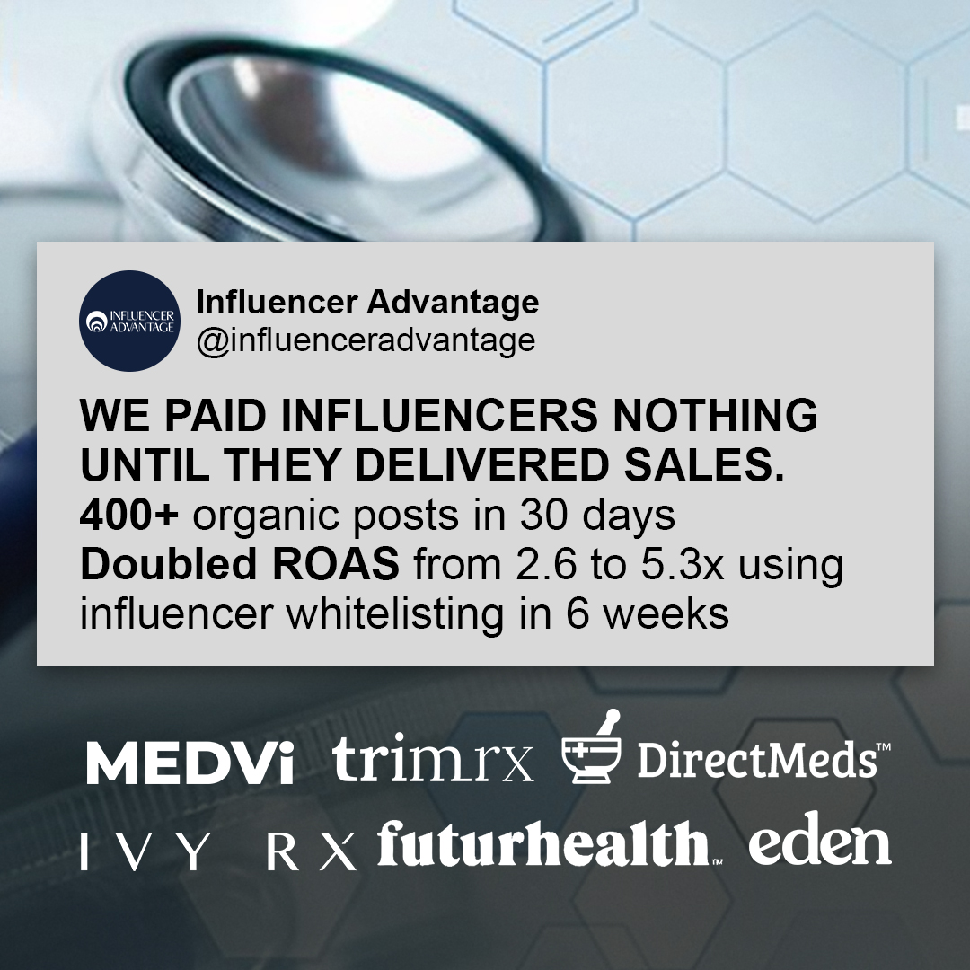 Influencer Advantage Facebook ad