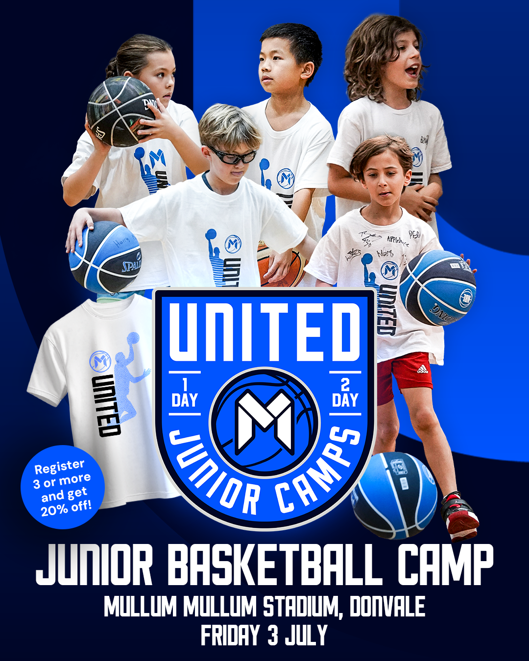 Melbourne United Basketball Club Facebook ad