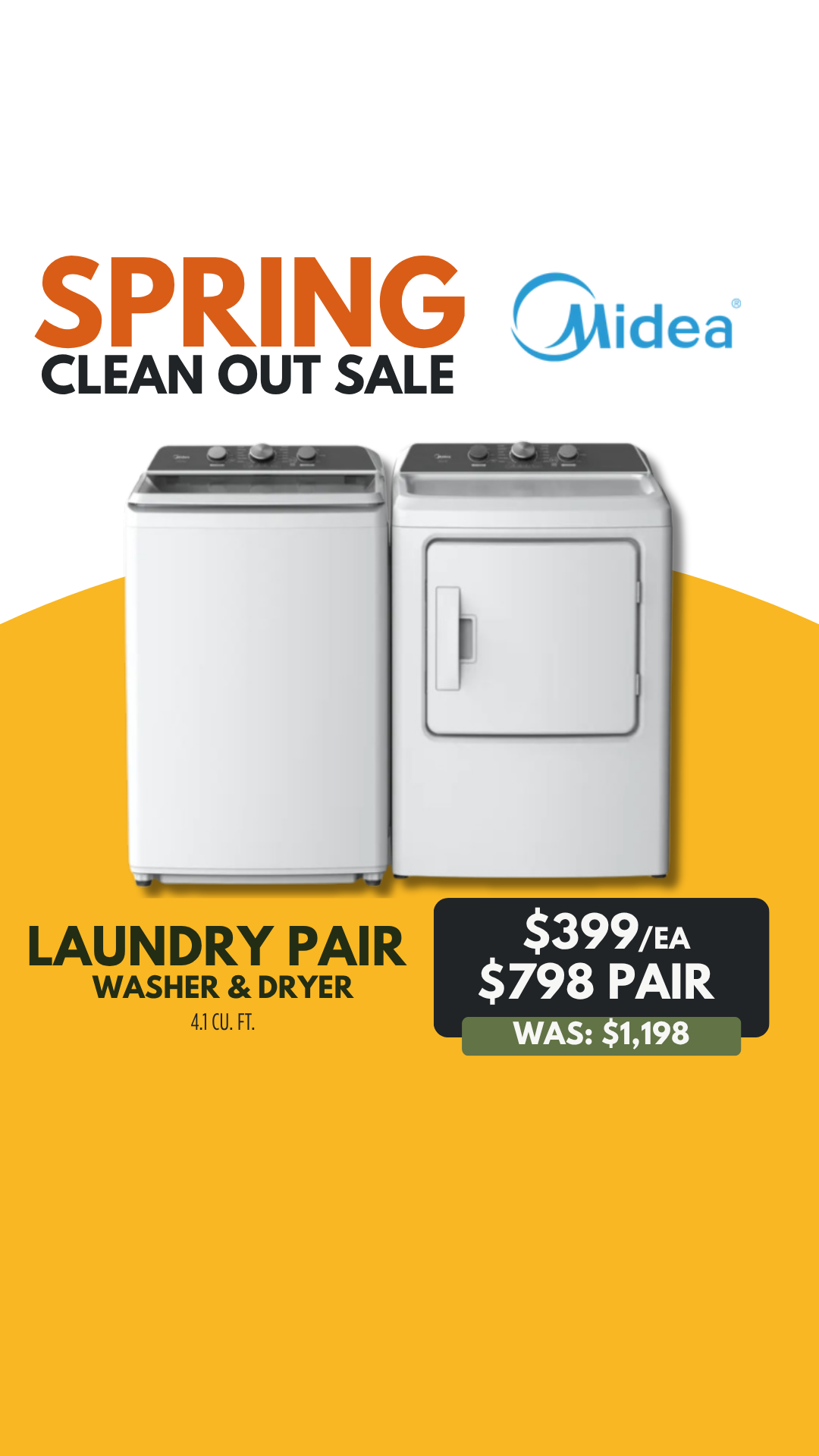 Baldwin's Appliance & Mattress Facebook ad from Apr 24, 2026