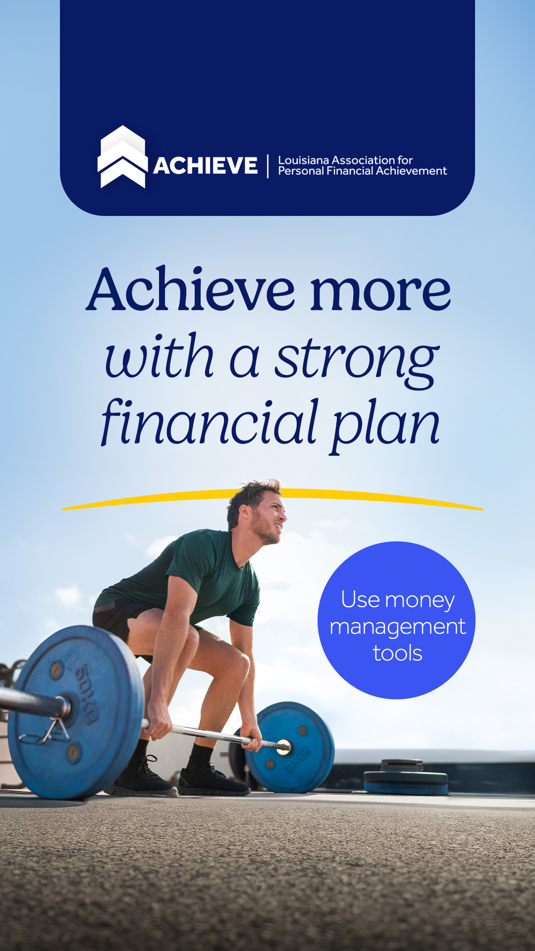 Louisiana Association for Personal Financial Achievement Facebook ad from Apr 2, 2026