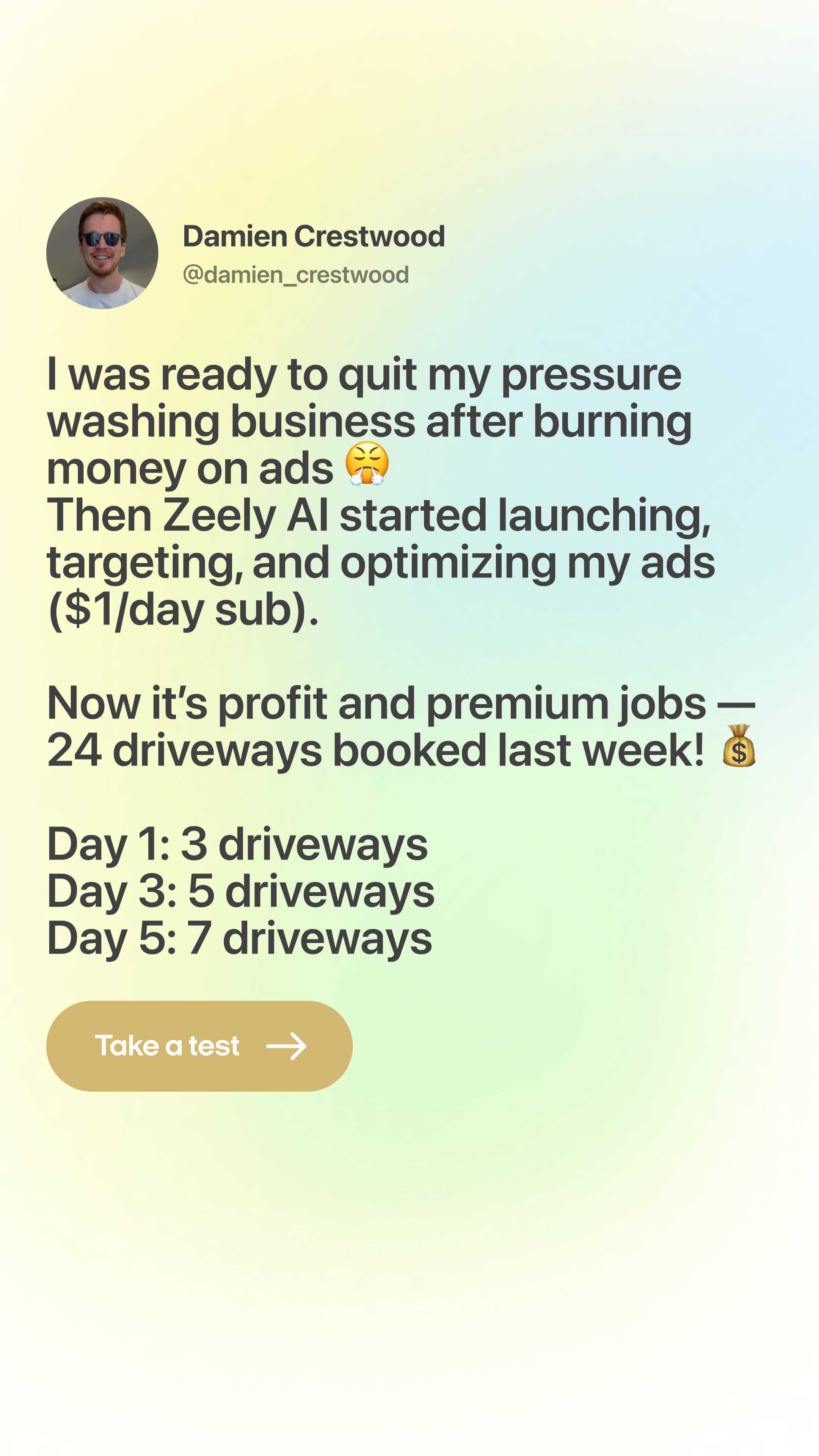 Zeely Facebook ad