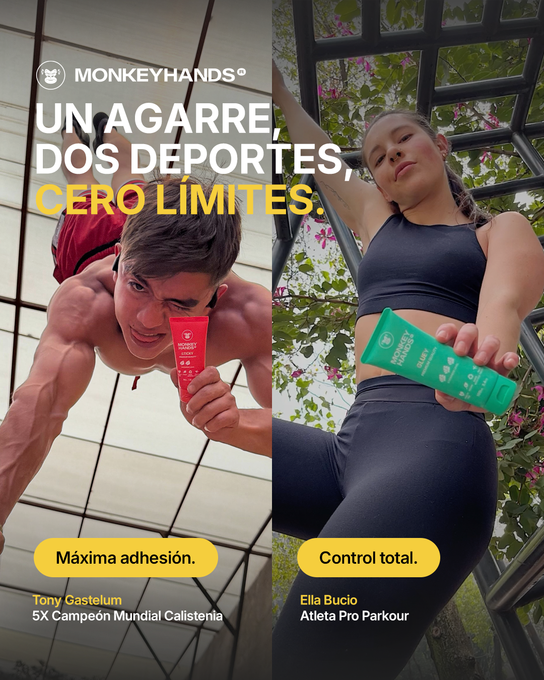 MONKEY HANDS Facebook ad