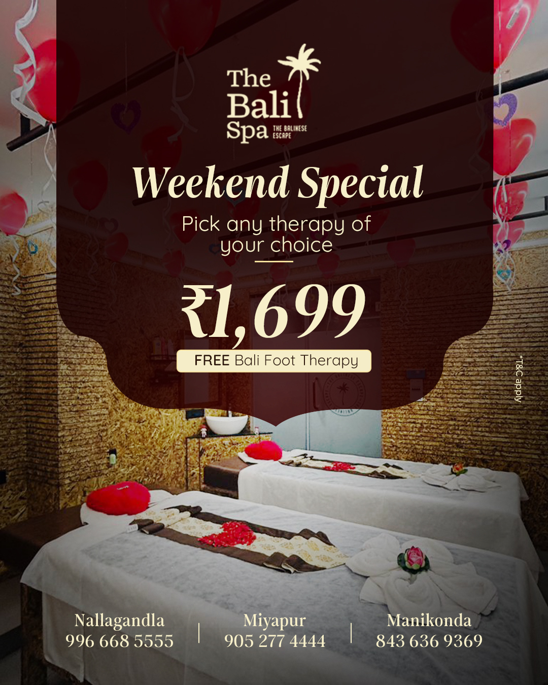 The Bali Spa Facebook ad