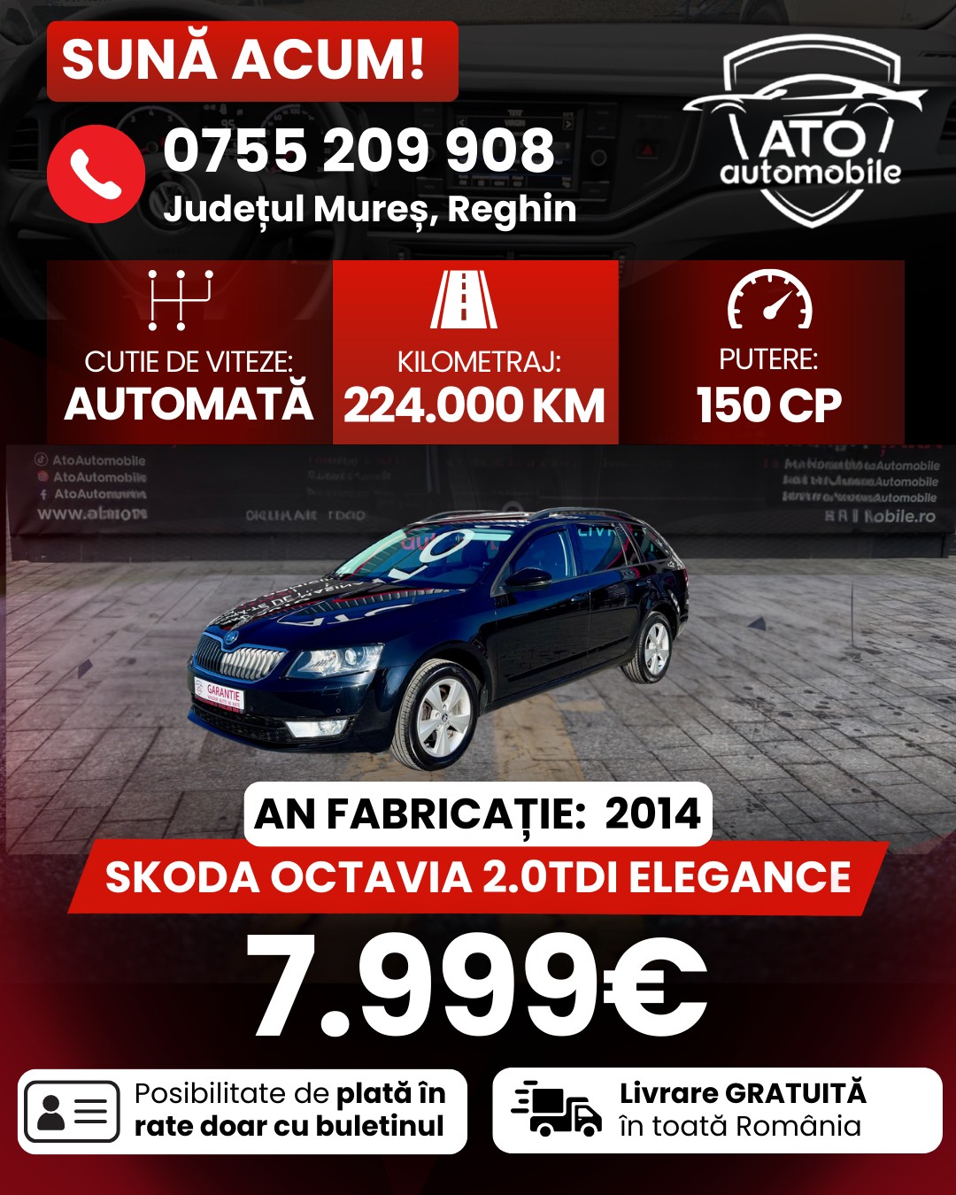 Ato Automobile Facebook ad