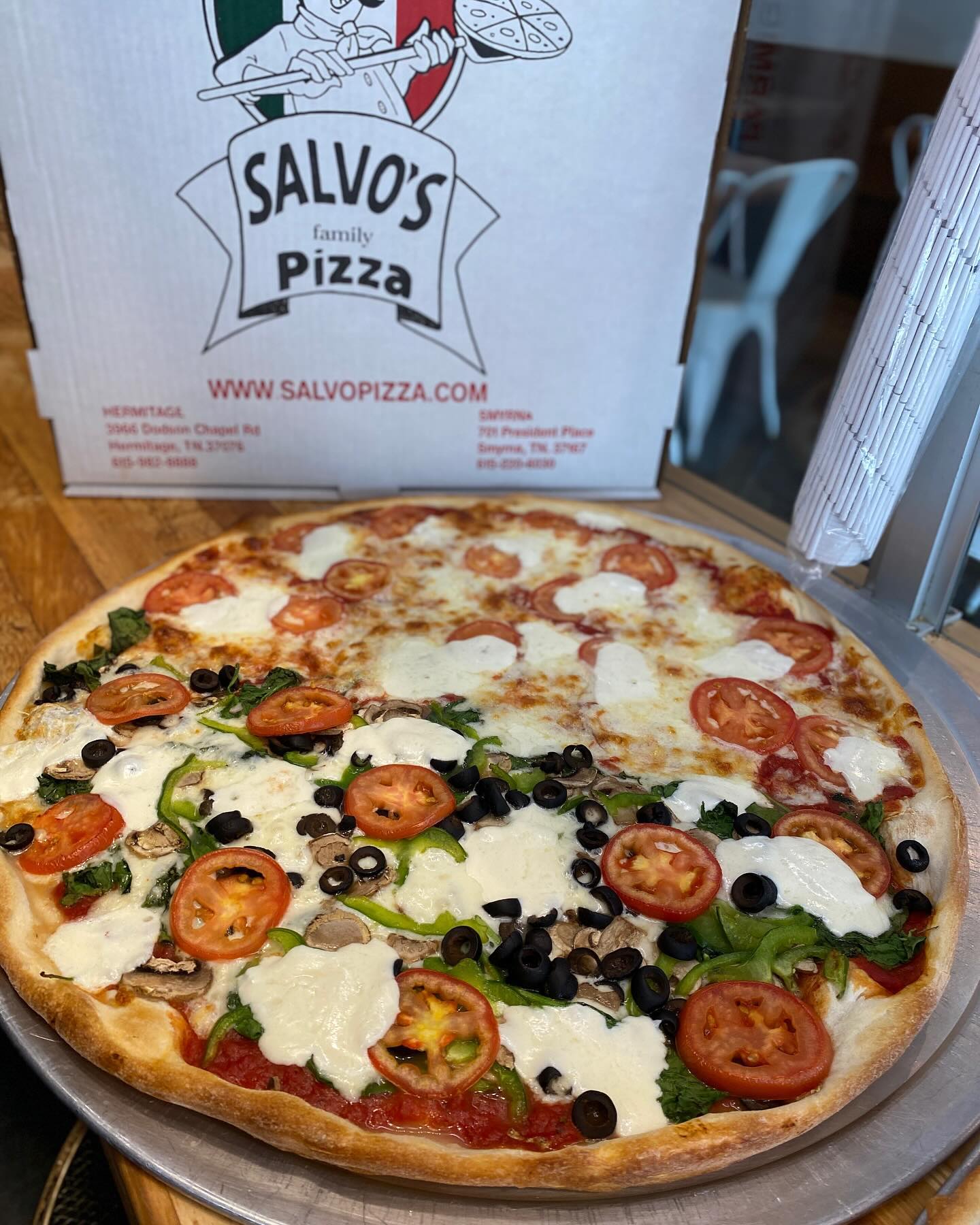 salvospizza_hermitage Facebook ad: We offer slices all day every day!