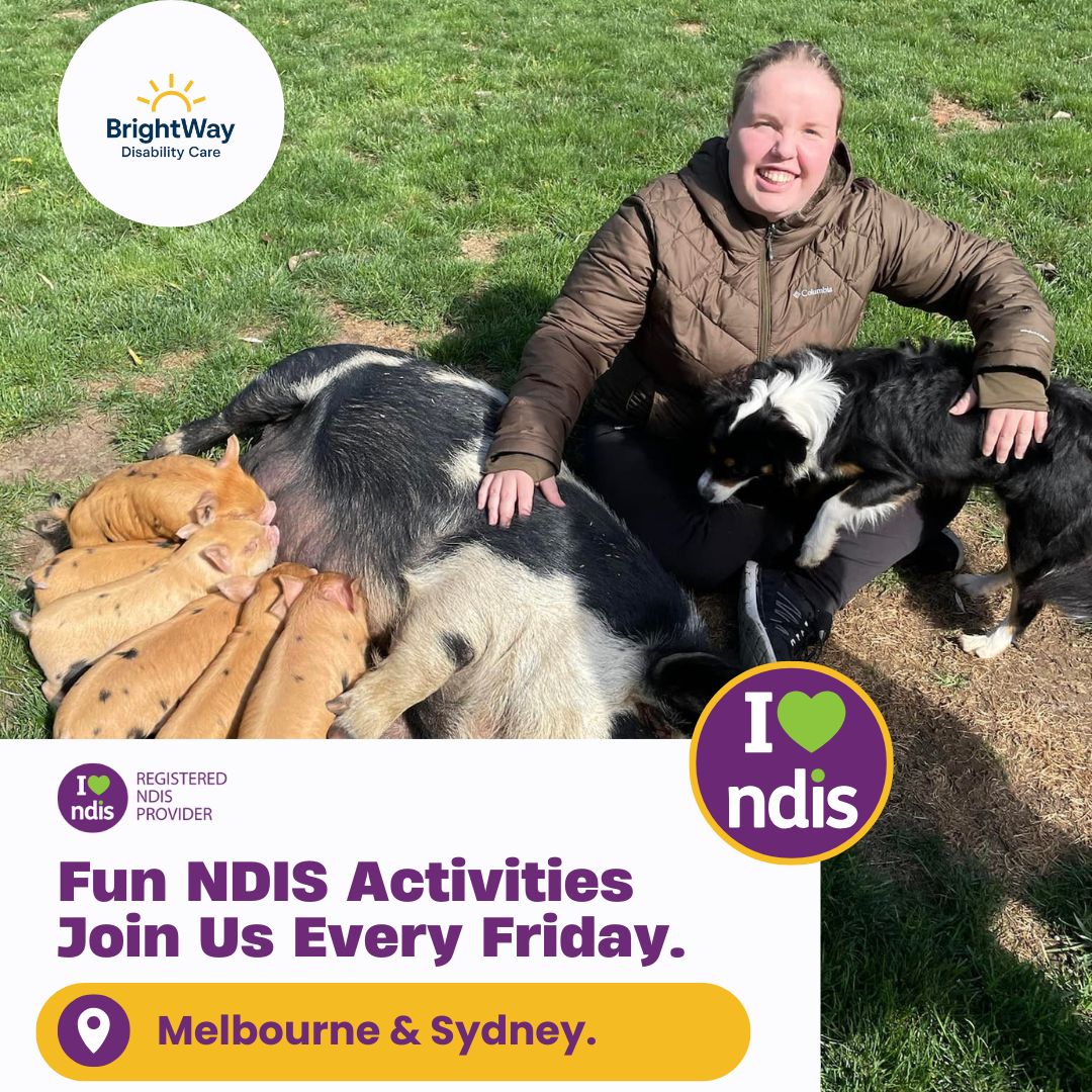 BrightWay Disability Care Facebook ad: Inclusive NDIS Activities Families Trust