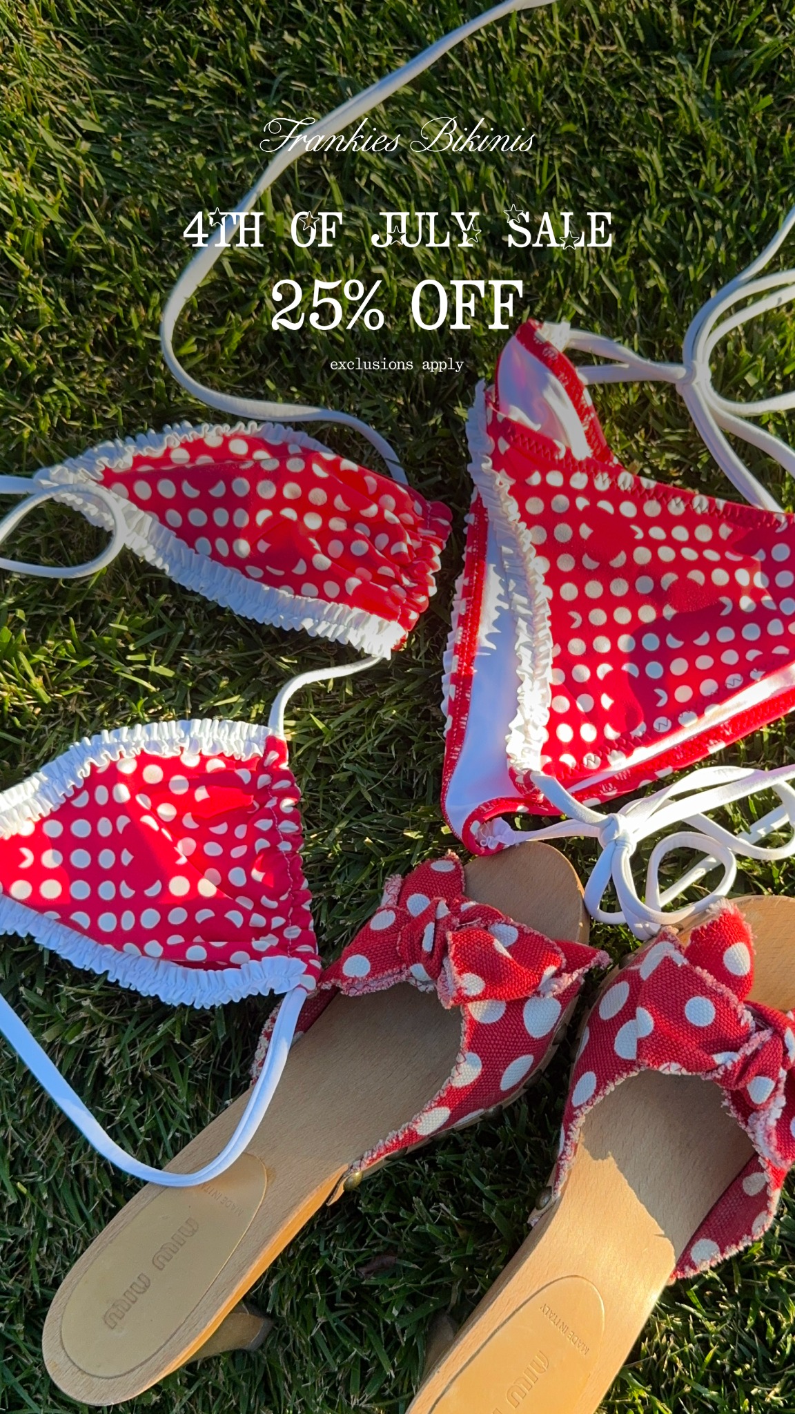 Frankies Bikinis Facebook ad