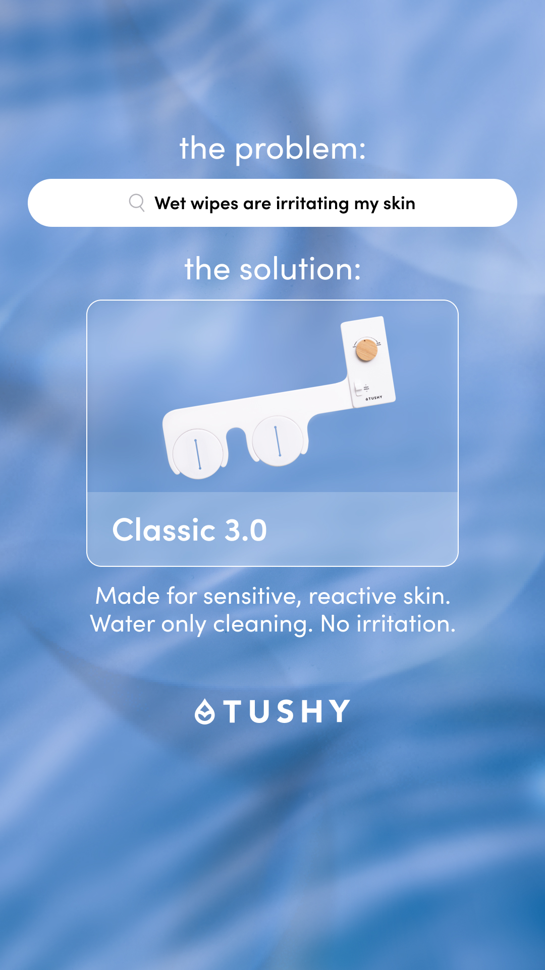 TUSHY Facebook ad