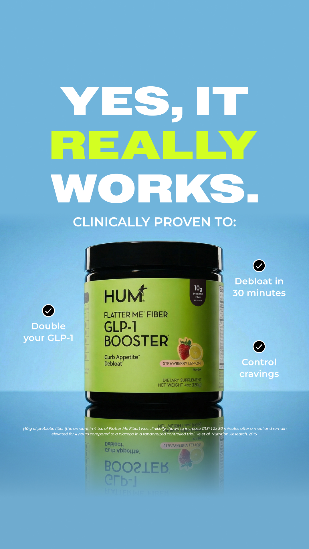 HUM Nutrition Facebook ad