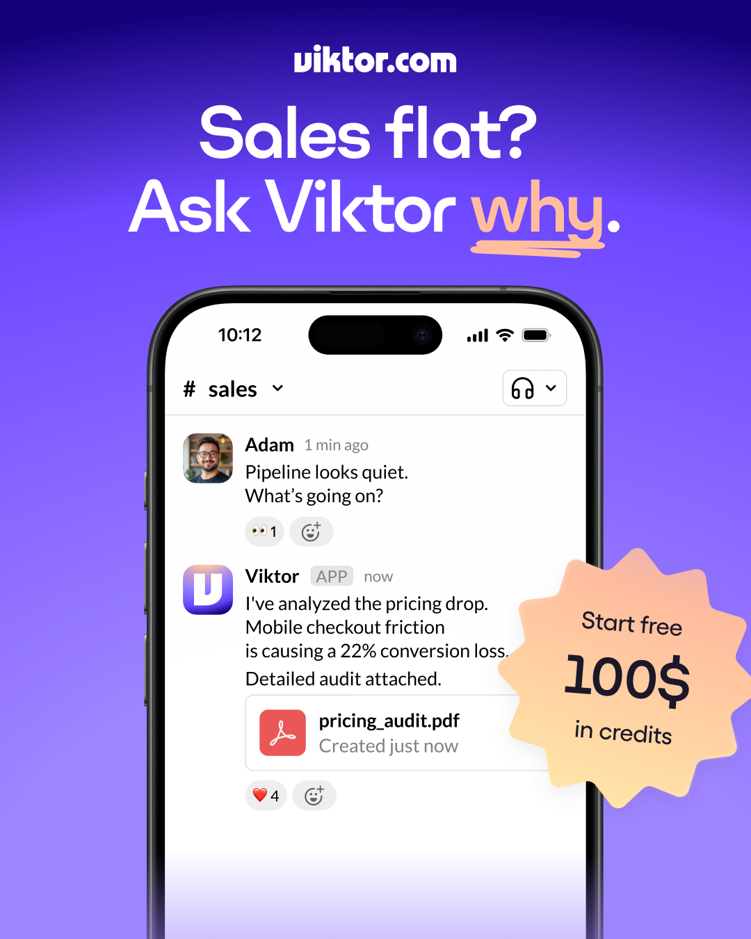 Viktor Facebook ad