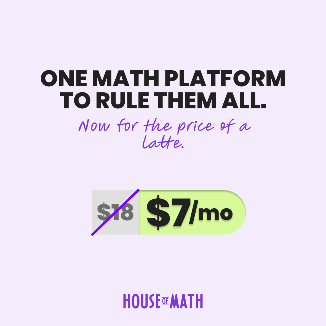House of Math Facebook ad