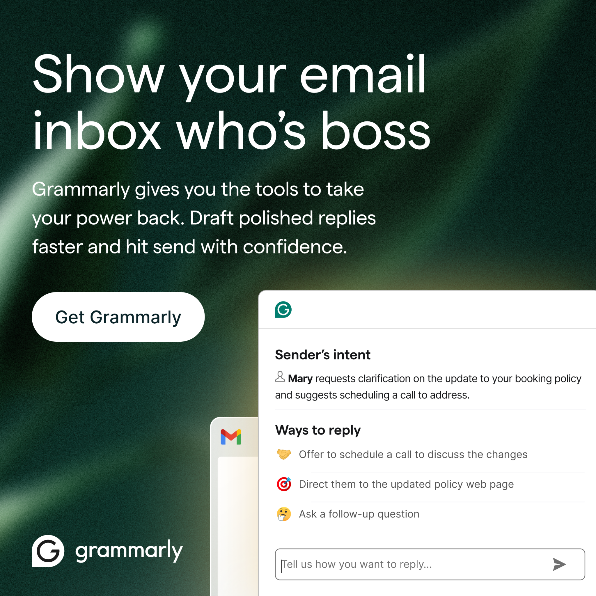 Grammarly Facebook ad