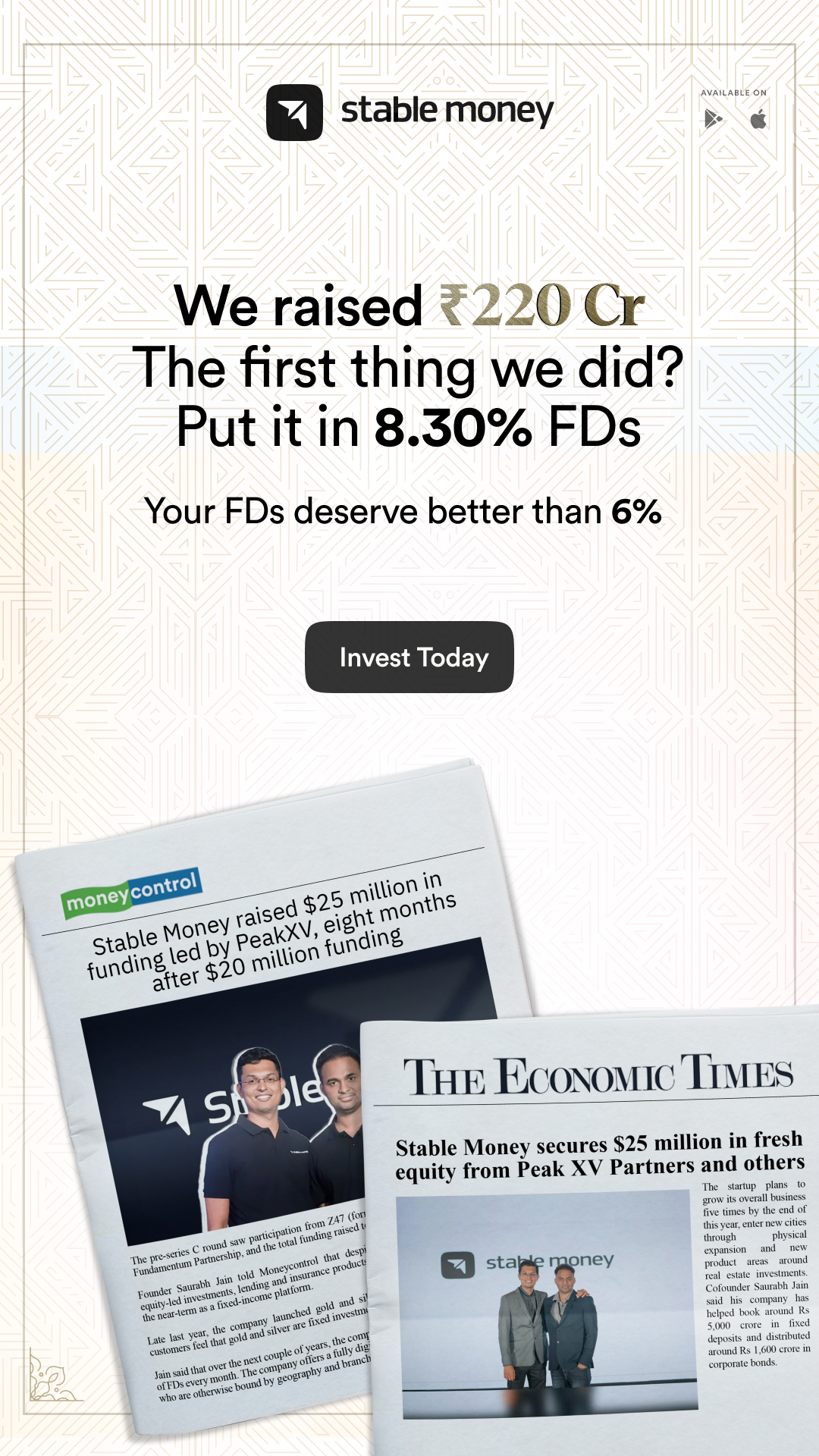 Stable Money Facebook ad