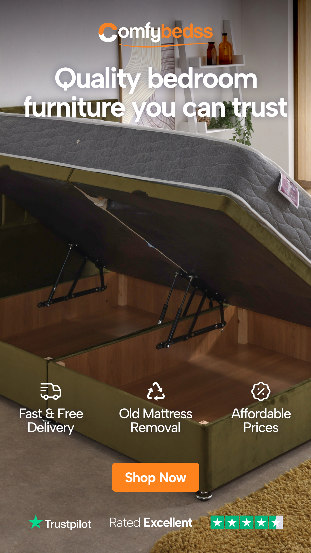 ComfyBedss Facebook ad
