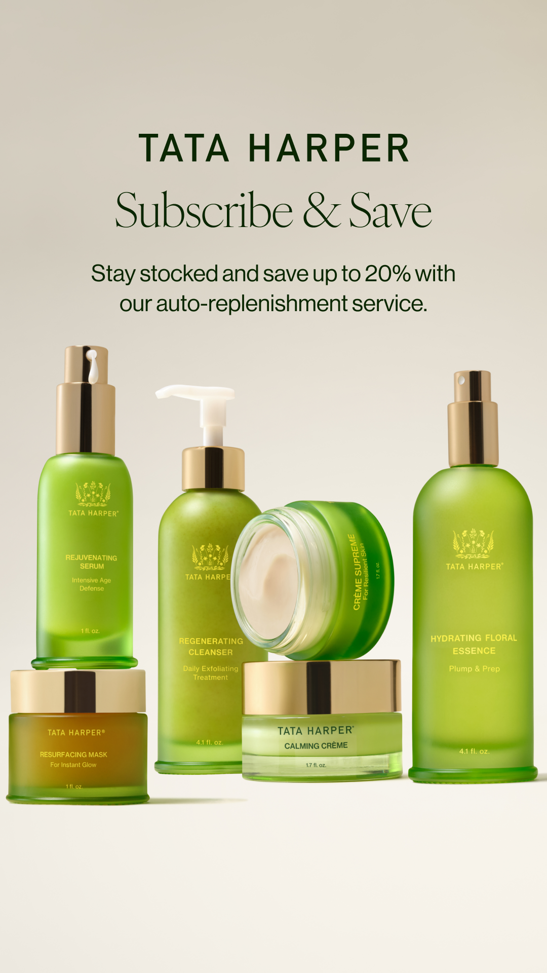 Tata Harper Skincare Facebook ad