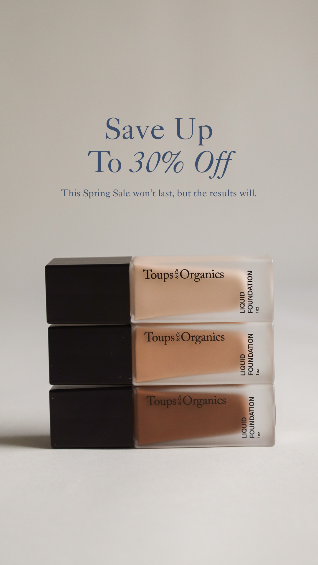 Toups and Co Organics Facebook ad