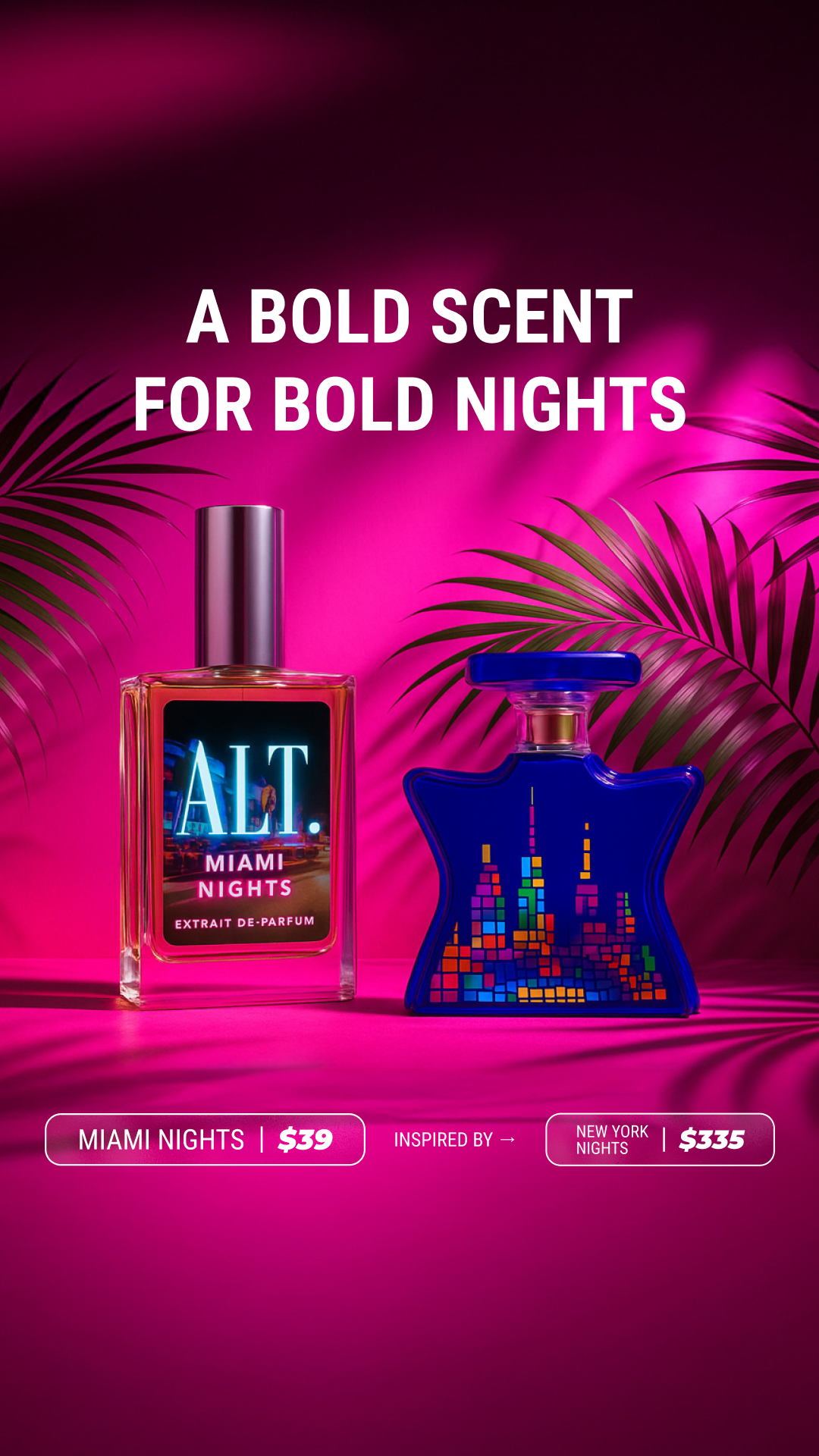 ALT. Fragrances Facebook ad
