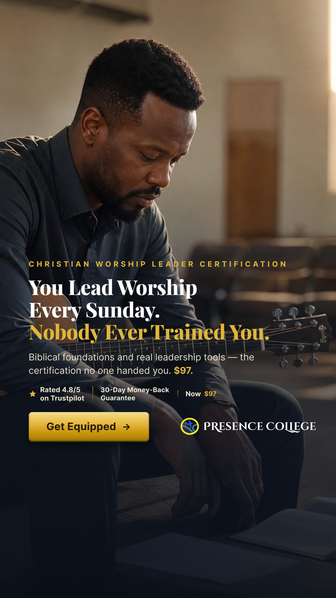 Presence College Facebook ad