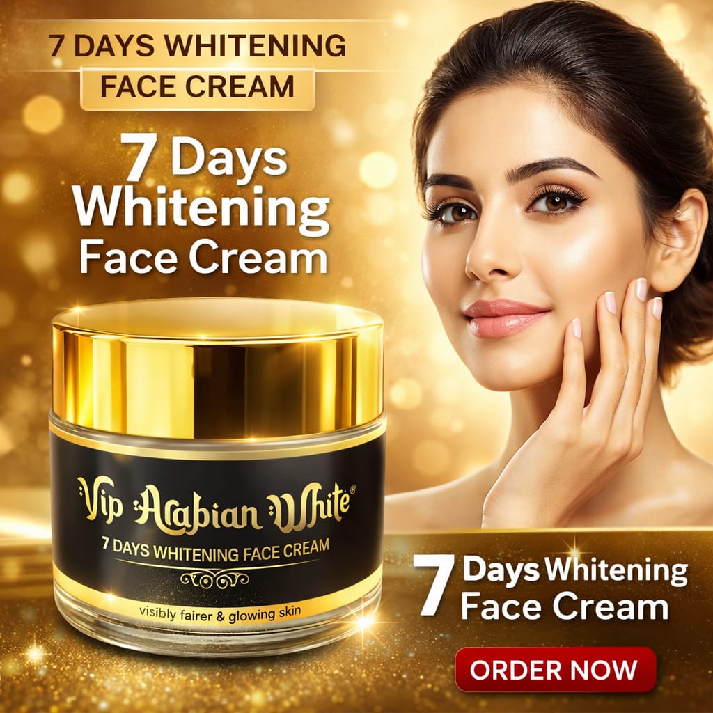 Vip Arabian White Facebook ad: VIP Arabian White, 7 days Whitening Face Cream