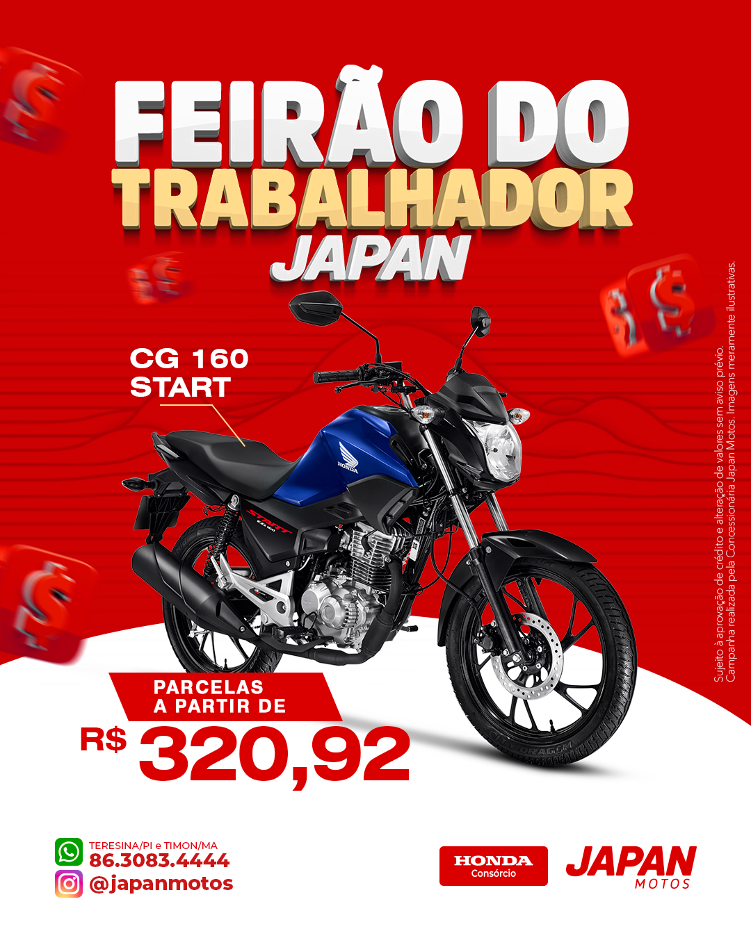 Japan Honda Facebook ad: Atendimento Online
