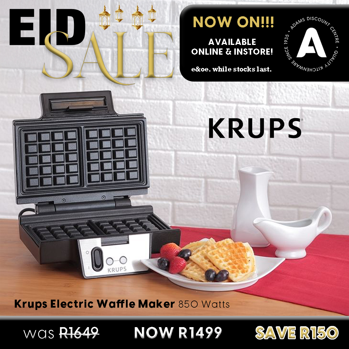 Adams Discount Centre Facebook ad: ๐๐๐๐๐๐ฅ๐๐ง๐ ๐ง๐๐ ๐ฆ๐ฃ๐๐๐๐๐โฆ