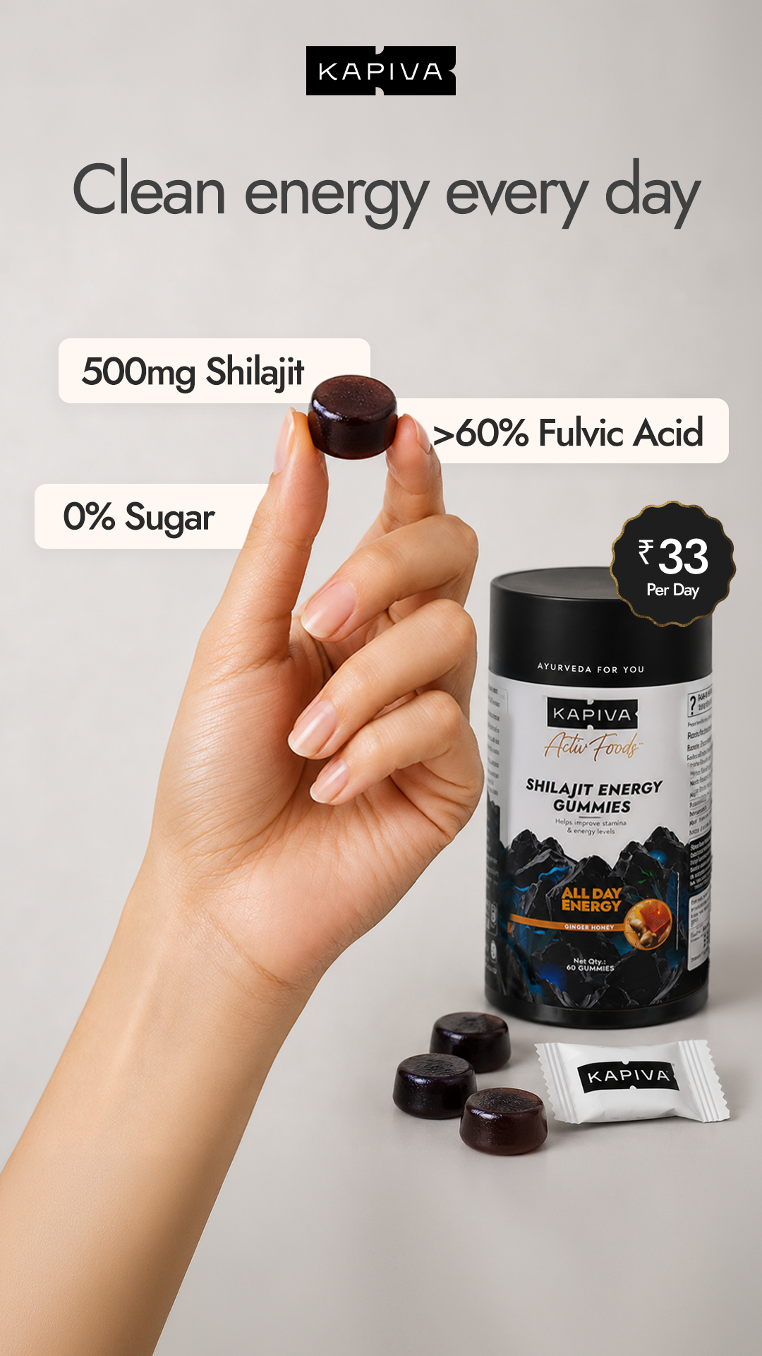 Daily Wellness Solutions by Kapiva Facebook ad from Sep 23, 2026