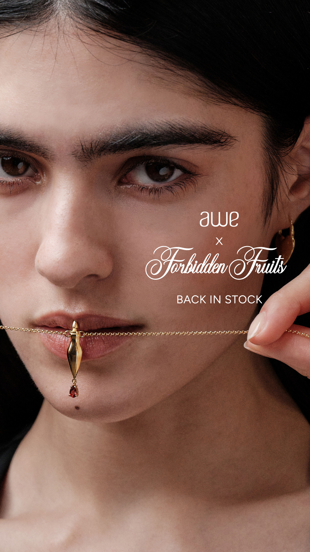 Awe Inspired Facebook ad: AWE x FORBIDDEN FRUITS