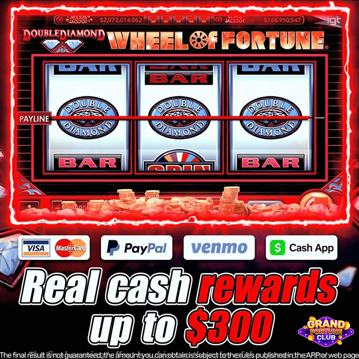 Grand Fortune Casino Facebook ad