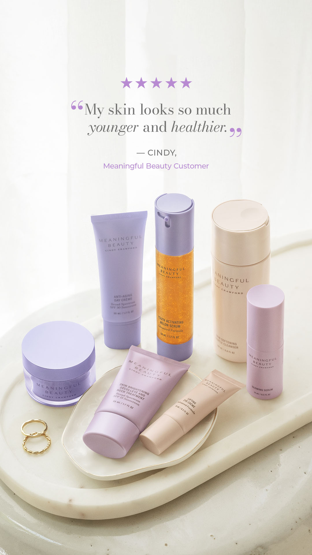 Meaningful Beauty Facebook ad