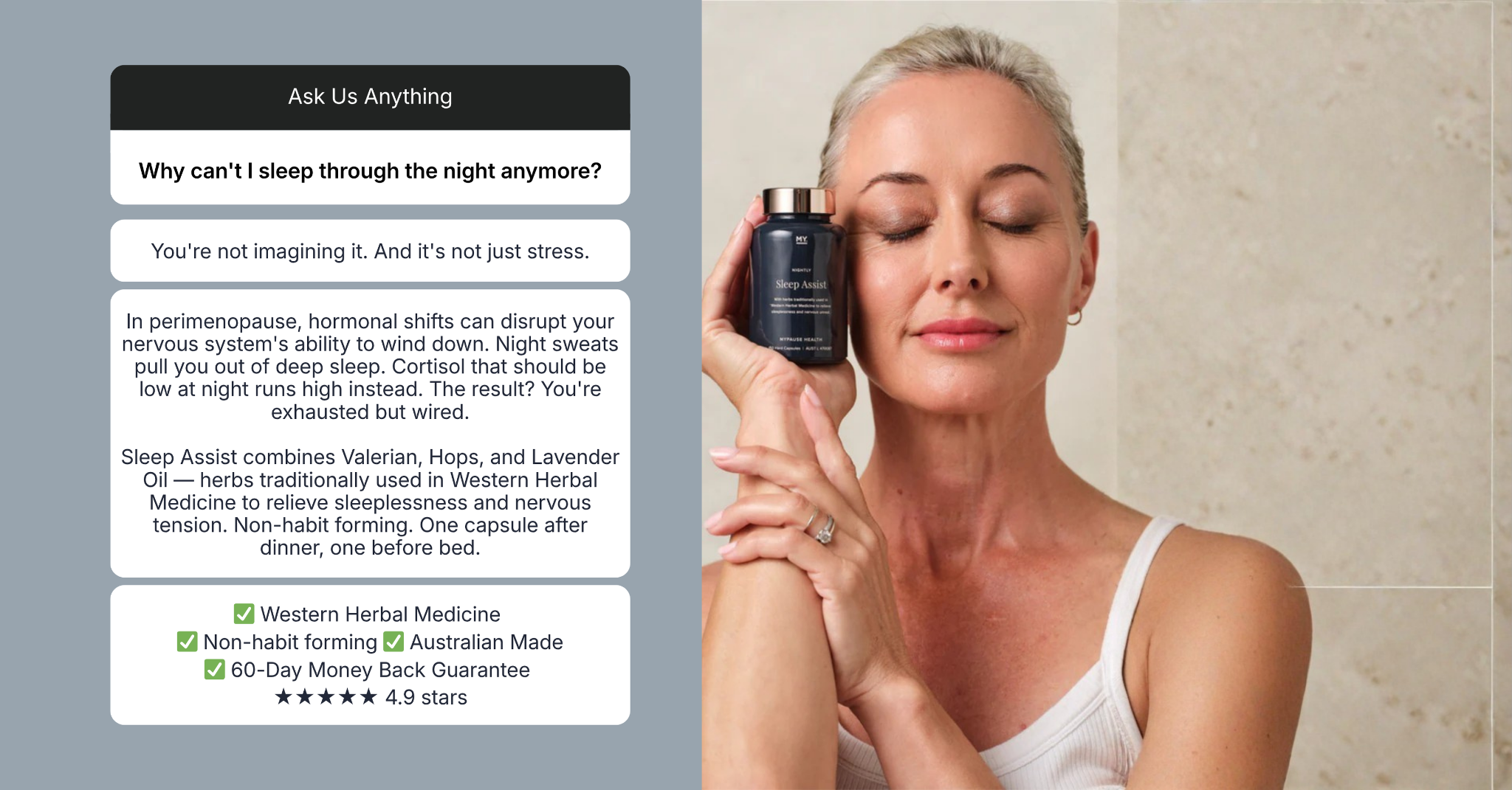 MyPause Health Facebook ad