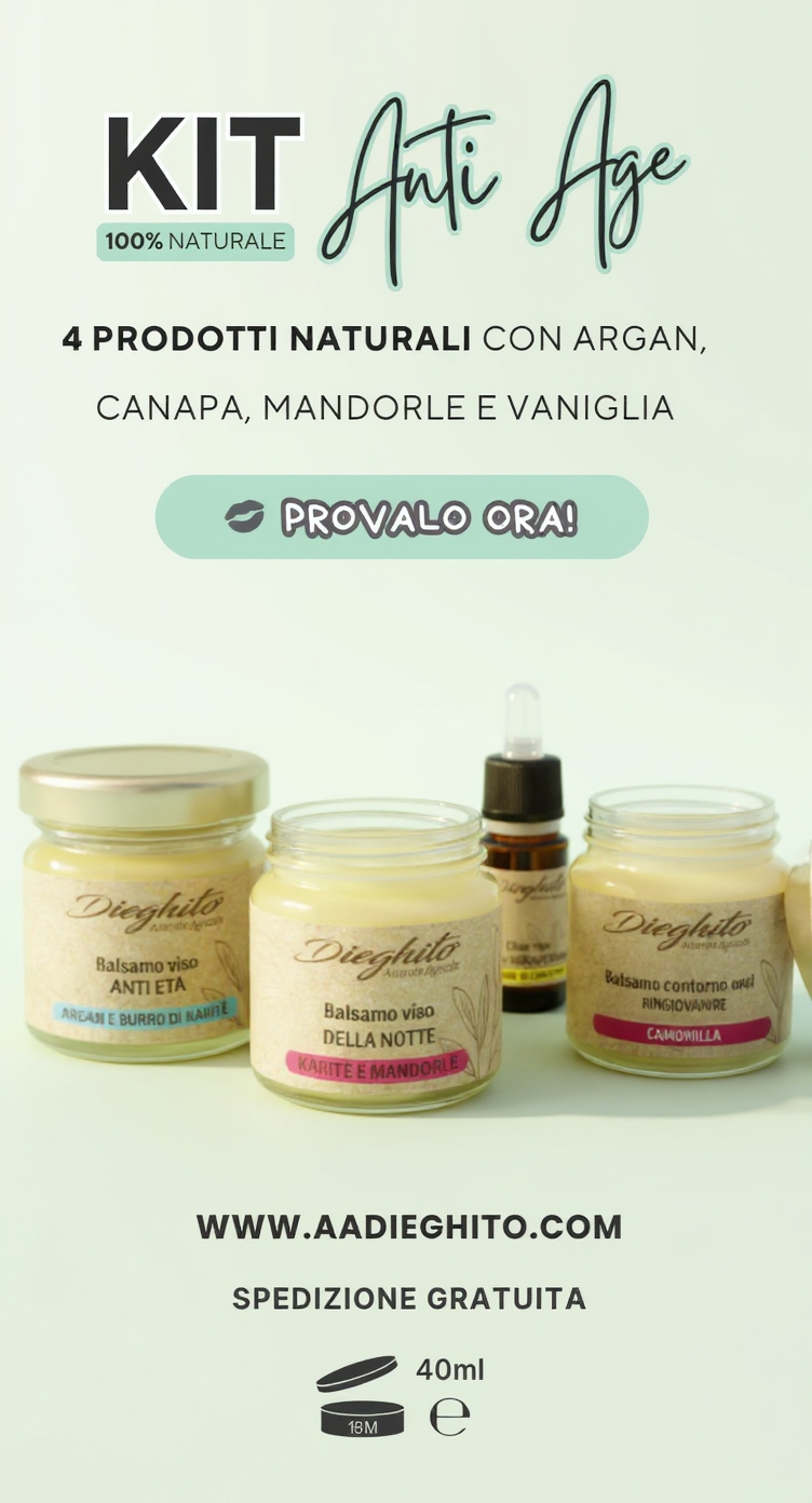 Azienda Agricola Dieghito Facebook ad: Kit Anti Age Naturale